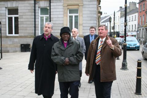 Passing the Townhall on a walk through Enniskillen