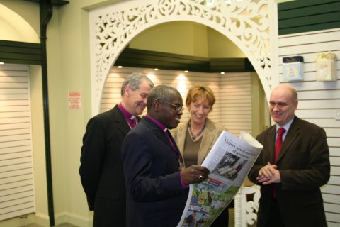 At the offices of the Impartial Reporter