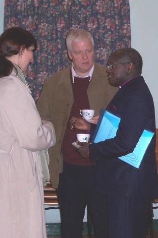 Conversation flows freely over a cup of tea